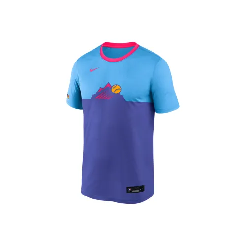 Nike Clothing Синий Мужской T-Рубашки