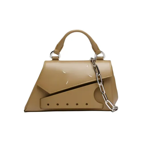 Maison Margiela Snatched Сумка через плечо из коровьей кожи женская светлый кофейный