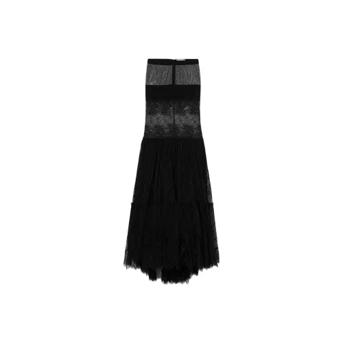 Blumarine Черная Женская Повседневная Длинная Юбка
