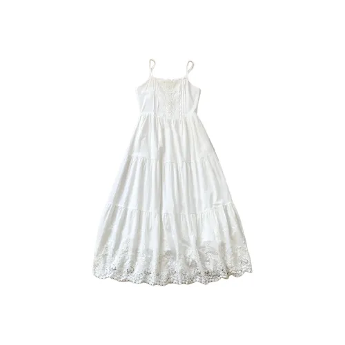 LONGMEI Белые Женские Слиплатья