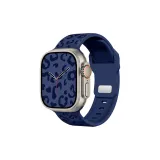 Полночь Синий, Lightning Button-Seamed Silicone