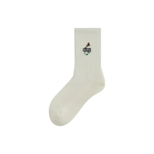 KITH Collaboration 1 Pack White Men's MID Shin Socks