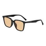 Чёрная оправа с чайными линзами