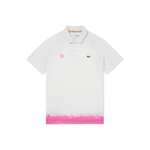 Lacoste Поло Мужское Зеленое Розовое