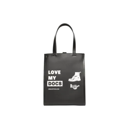 Dr.Martens Сумка-тоут из коровьей кожи сумка для покупок сумка через плечо среднего размера унисекс черного цвета