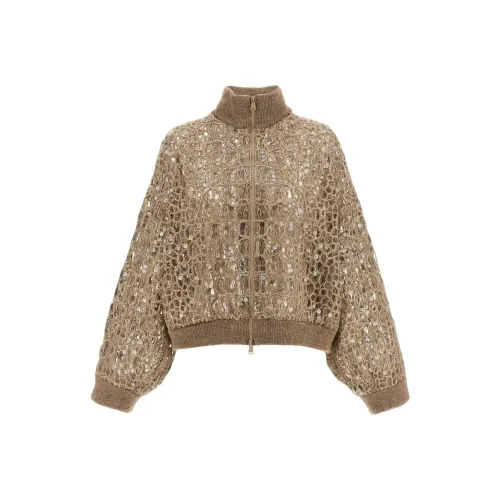 BRUNELLO CUCINELLI Трикотаж Женский Светлый Умбра