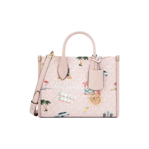 MICHAEL KORS Artificial Leather Crossbody One Shoulder Bag Small Women's Nude Pink