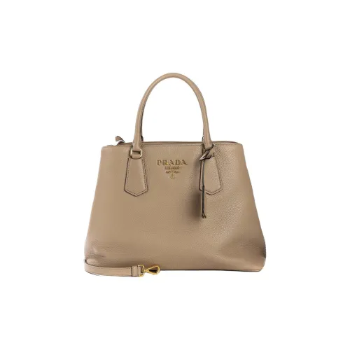 PRADA Сумка Tote из коровьей кожи сумка для покупок сумка через плечо женская коричневая