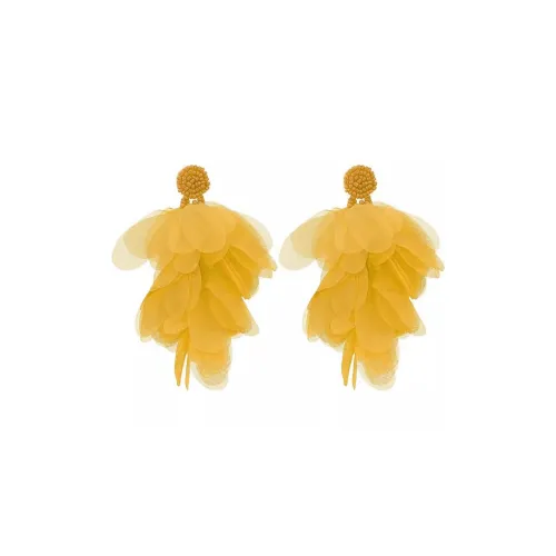 Серьги Peach Tea ткань женские