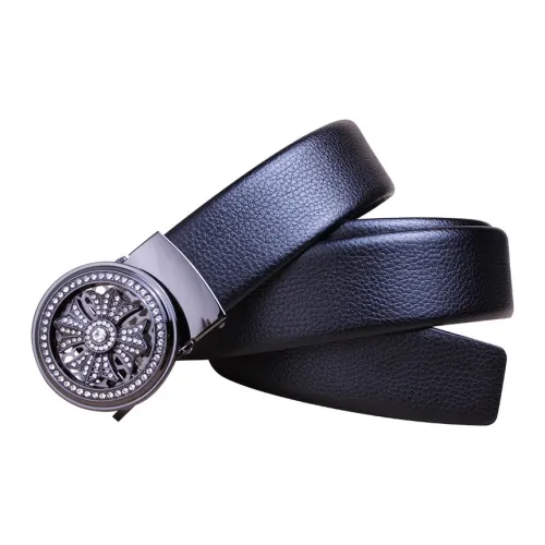 Leopard Kitten Спилок коровьей кожи Кожаные ремни Мужской 3,5 см