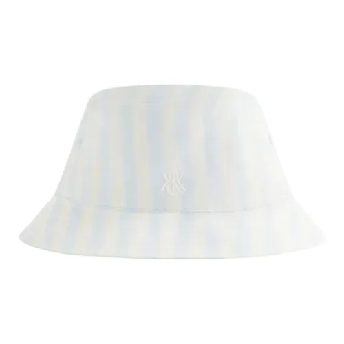 KITH Linen Sanded Купро Bucket Hats Unisex Blue