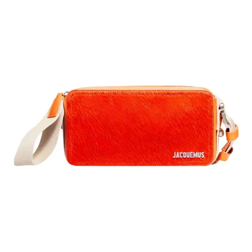 Jacquemus Коровья кожа Прямоугольная Сумка Сумка через плечо Мужская Апельсин