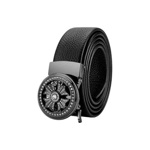 Leopard Kitten Спилок коровьей кожи Кожаные ремни Мужской 3,5 см