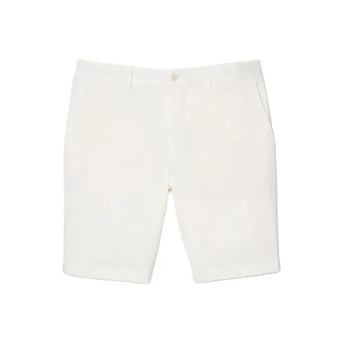 LACOSTE Повседневные шорты Мужские Белые