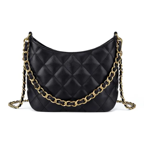 Cheekkiss Сумка через плечо из коровьей кожи женская черная белая