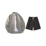 Серые + Черные шорты