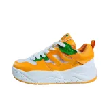 Белый и оранжевый