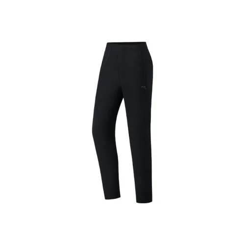 Anta RUNNING Collection Черные Женские Вязаные Тренировочные Брюки