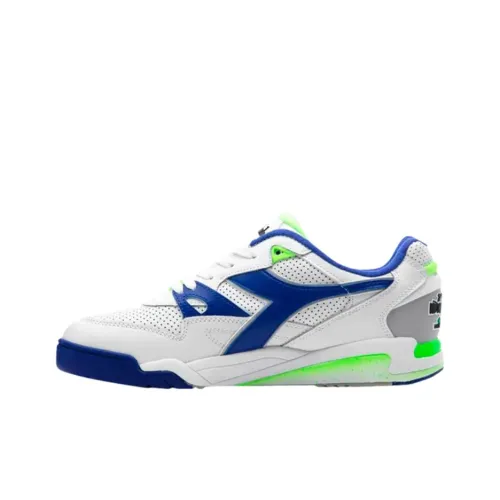 DIADORA Rebound Ace Износостойкие Низкие Беговые Кроссовки Мужские Белый Синий Зеленый