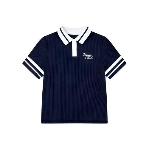 QIAODAN Dry Бегония Синий/Джордан-белый Женские Поло