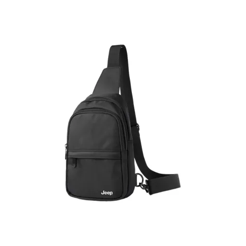 JEEP Нейлоновая сумка для мужчин черного цвета