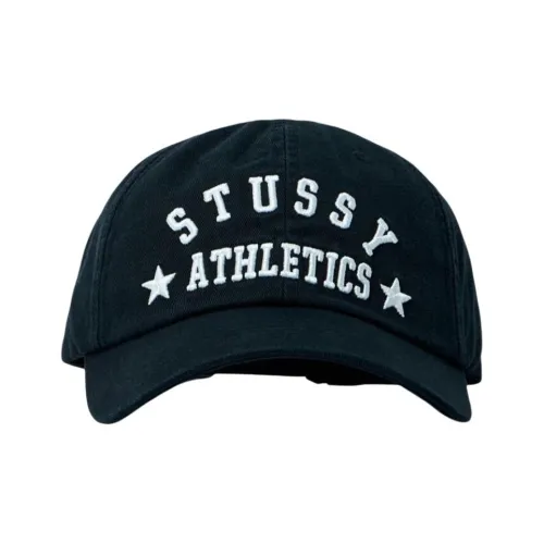 Stussy Хлопок Кепки Мужские Черные