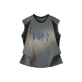 Темно-серый, без рукавов