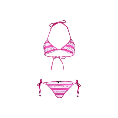 BALMAIN SS22 Бикини Женские Розовый Красный