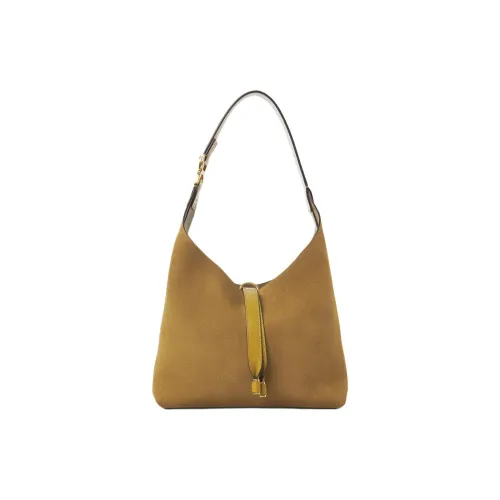 Chloe Marcie Телячья кожа Сумка-хобо Сумка через плечо Маленькая Женская Хаки