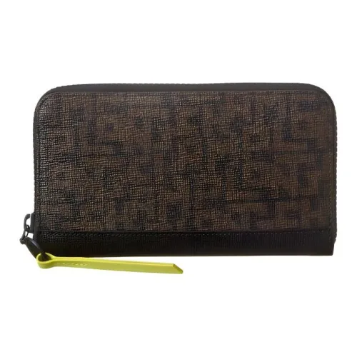 LONGCHAMP Le Pliage Клатч Кошелек Маленький Женский Коричневый Черный