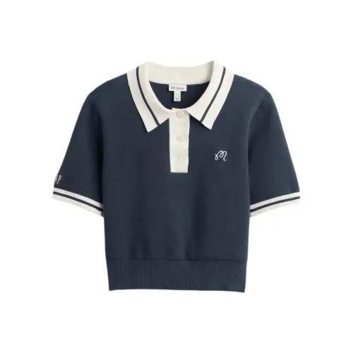 GAP MALBON GOLF Collaboration Озерно-голубой Женские Поло