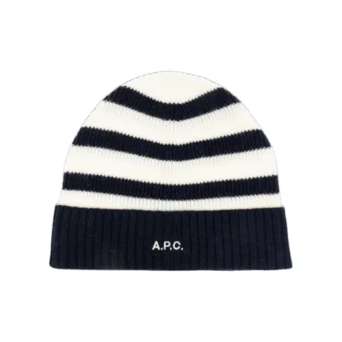 A.P.C Шерстяные Бини Мужской Черный Белый