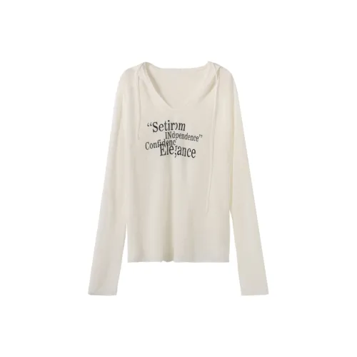 SETIROM Экрю Женские Трикотаж