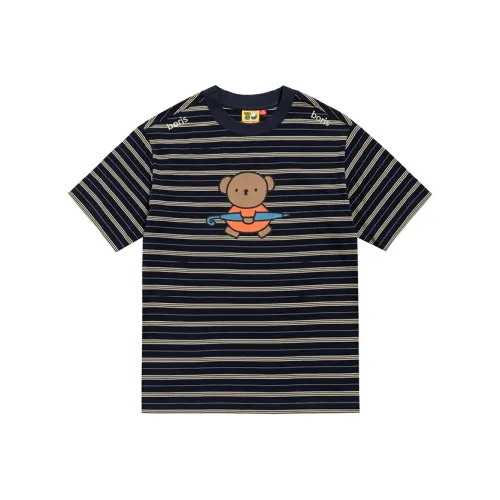 Checkitout Лето Универсальный Повседневный T-Рубашка Свободного кроя Унисекс