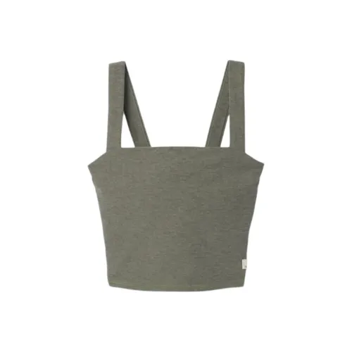 Vuori Коричнево-зеленая Женская Йога Майка