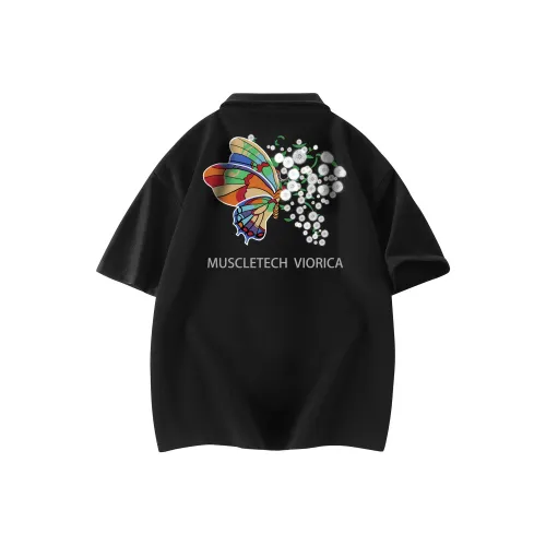 MUSCLETECH Короткий рукав Polo Унисекс