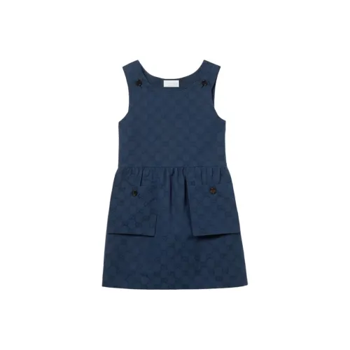 GUCCI Темно-синий Kids Платья
