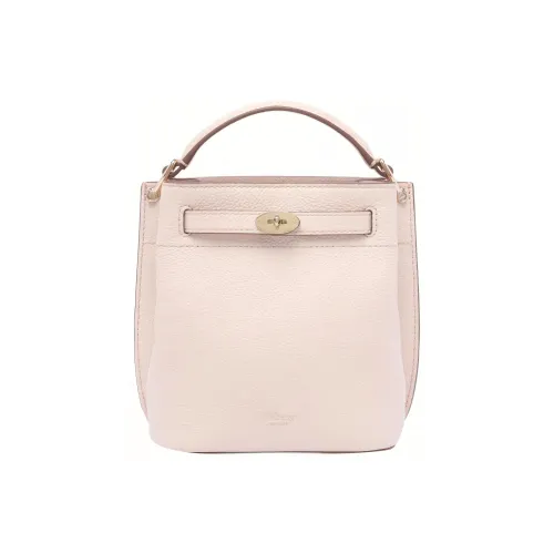 Mulberry Телячья кожа Ведрообразная сумка Мини Женская Розовая