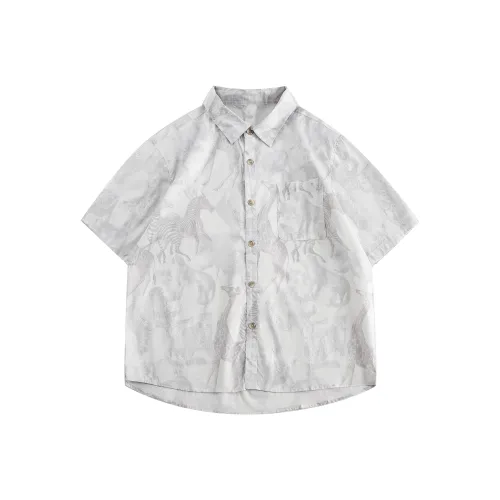 HYLHYL Монохромные Унисекс Рубашки