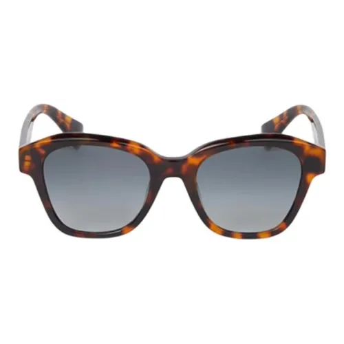 KENZO Круглые солнцезащитные очки унисекс черепахового цвета