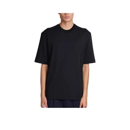 Ermenegildo Zegna Черные Мужские T-Рубашки