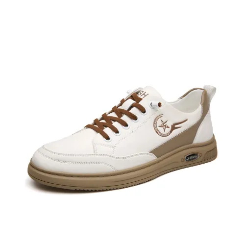 POPULAR ROUSE PR Износостойкие Легкие Скейтборд Кроссовки с Низким Топом Мужские Белые