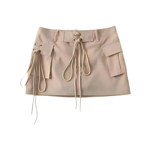 Mu Qingqing Карго Короткие Юбки Женские