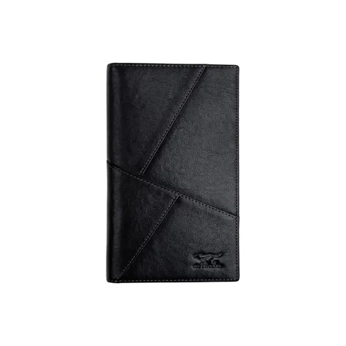 SEPTWOLVES Кошелек из коровьей кожи стандартный мужской черный