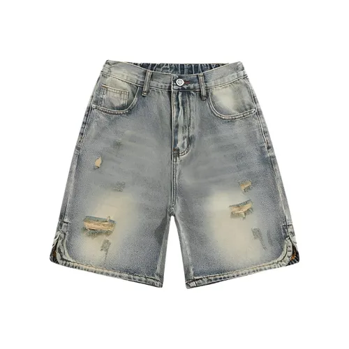 GOODHENLCE Синие унисекс джинсовые шорты