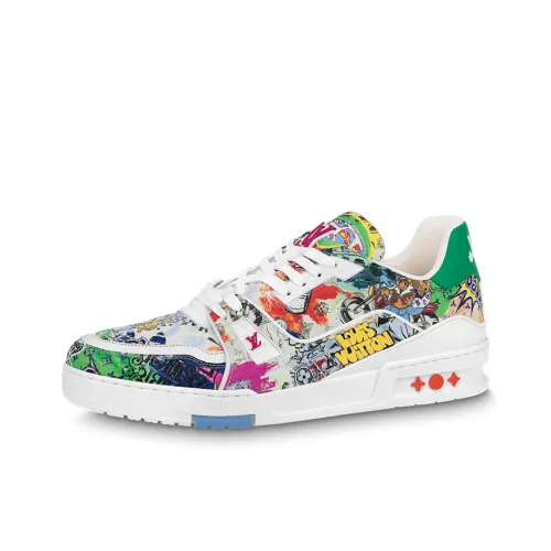 LOUIS VUITTON Кроссовки для скейтбординга Trainer Low Топ Унисекс