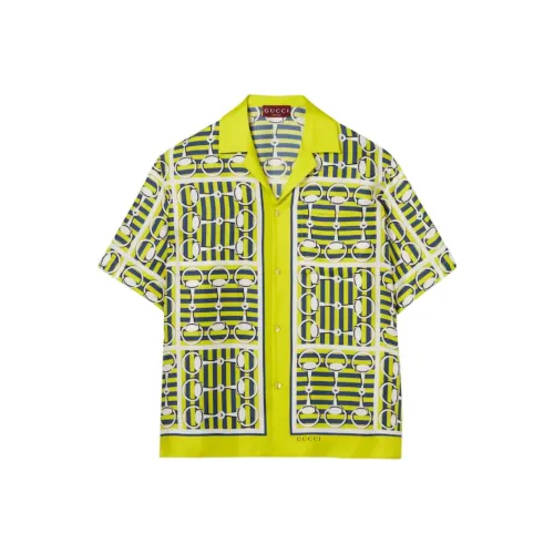 GUCCI Желтые Мужские Рубашки