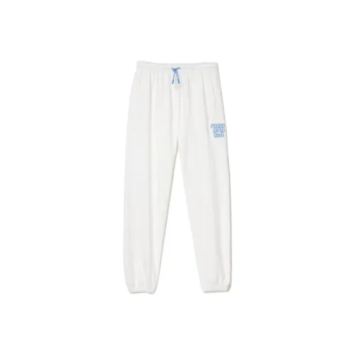 LACOSTE X Одиннадцать By Venus Co Бренд Флисовые штаны Унисекс Белый