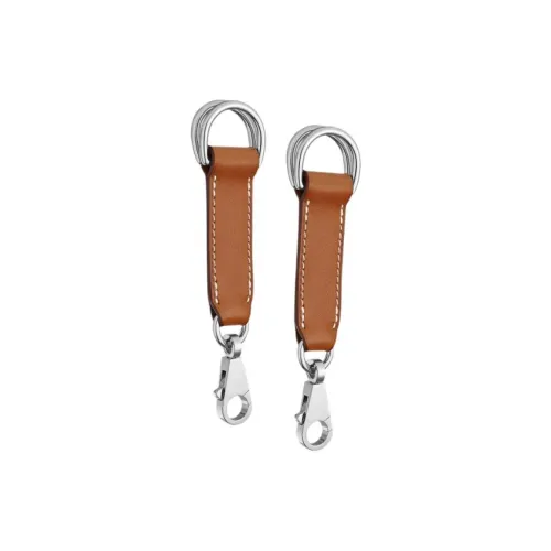 HERMES BARENIA Телячья кожа Сумка Аксессуар Женские Коричневый Серебряный