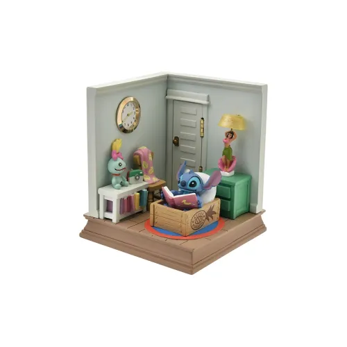 Disney x Disney Store Stitch Японский стиль Серия Сияющий Орнамент ROOM Стол Миниатюра Модель Хобби Мерч по IP